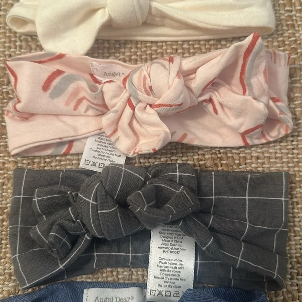 Angel Dear Baby Girls Headband Bundle